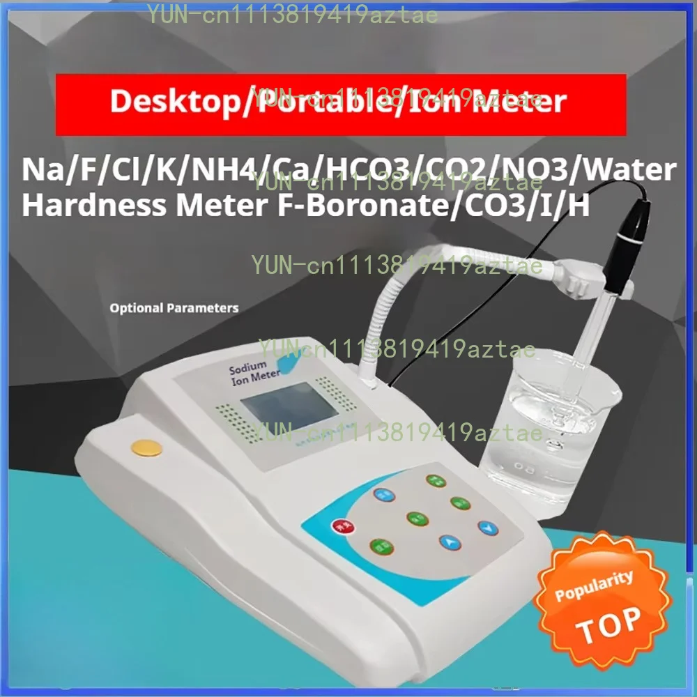 DWS-51 Sodium Ion Meter Lab Ion Selective Electrode Water Quality Analyzer for Fluoride Chloride Detection High Precision
