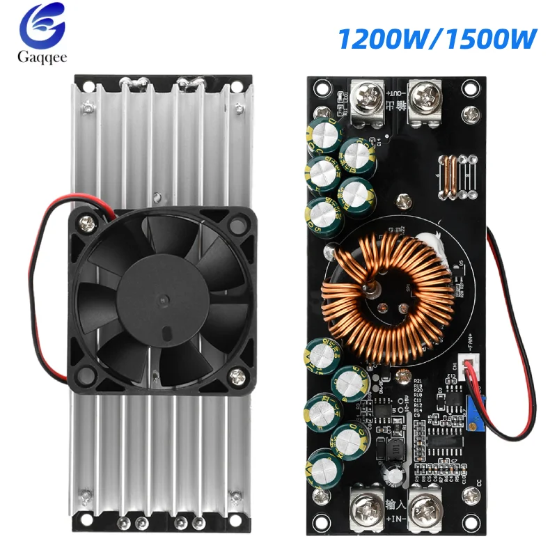 

Понижающий модуль постоянного тока Регулируемый источник питания DC15V-90V до DC2.5V-72V 50A Модуль питания регулятора напряжения 1200 Вт/1500 Вт