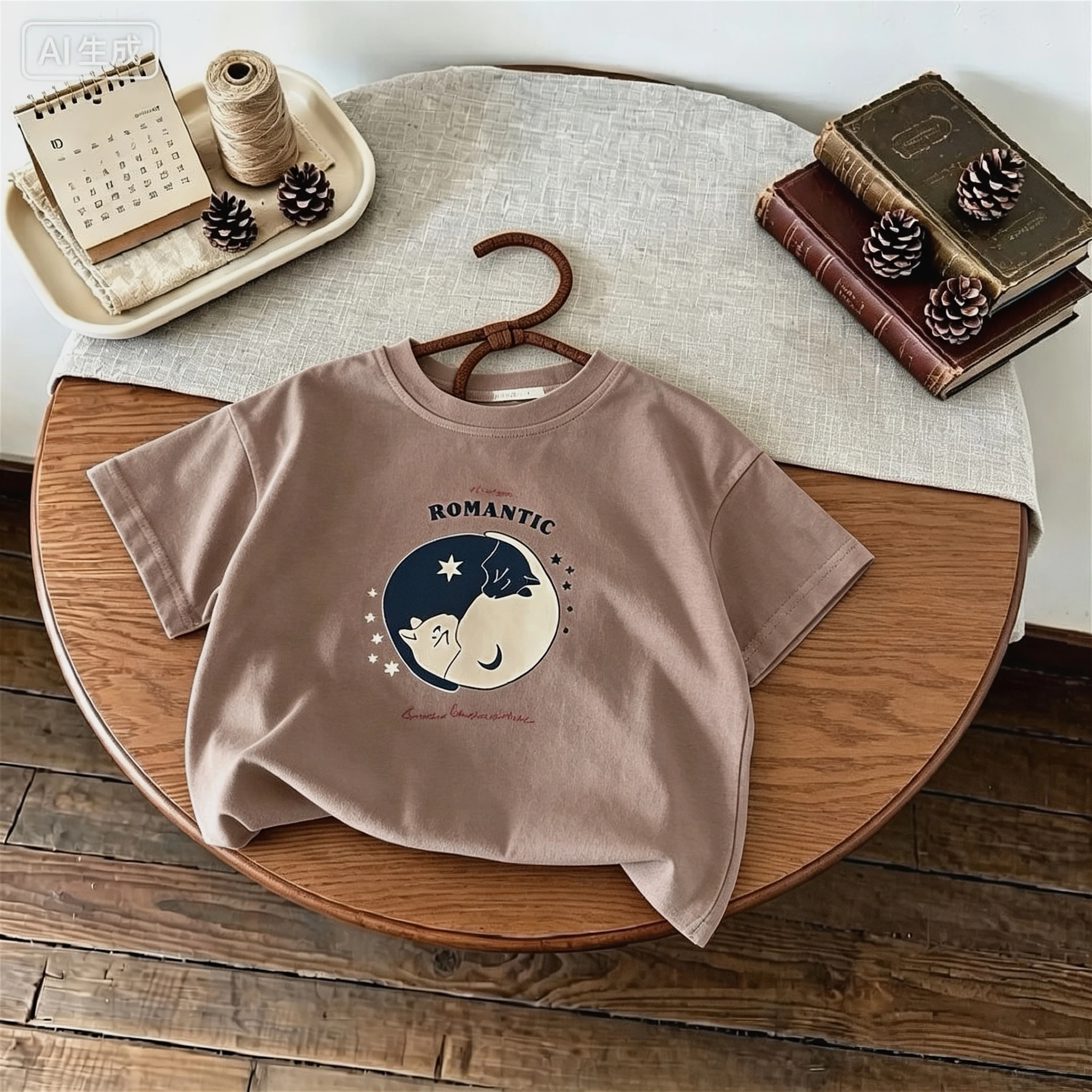 Summer Clothing Children's T-shirt Printed Cartoon Fashion Korean Short Sleeve Tops Tees Toddler Costume Simple Casual Tshirts