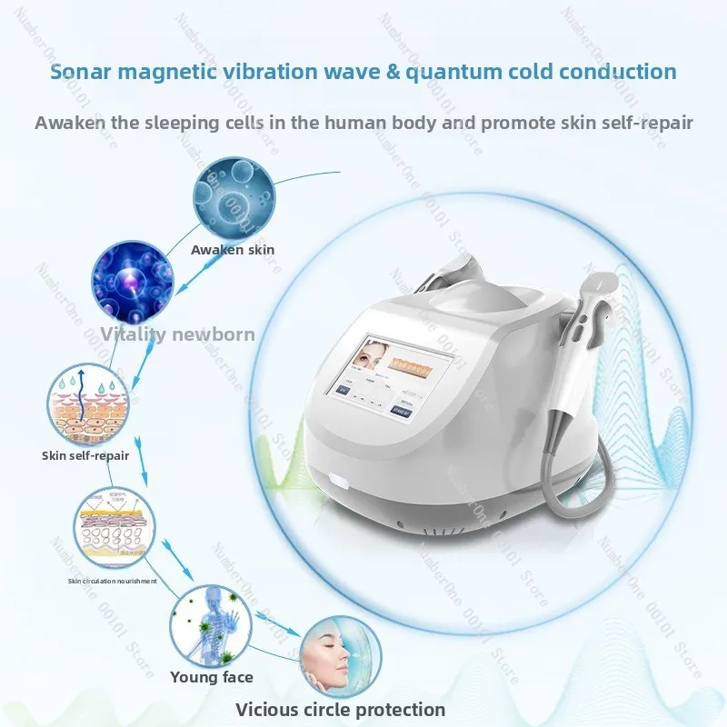 Sonar Magnetic Vibration Facial Infusion Machine Professional Salon Skin Care Essence Import Beauty Equipment