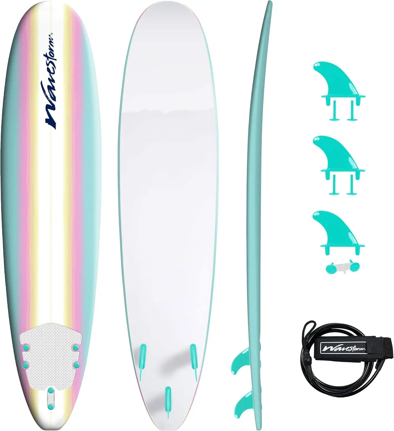 

Classic Soft Top Foam 8ft Surfboard