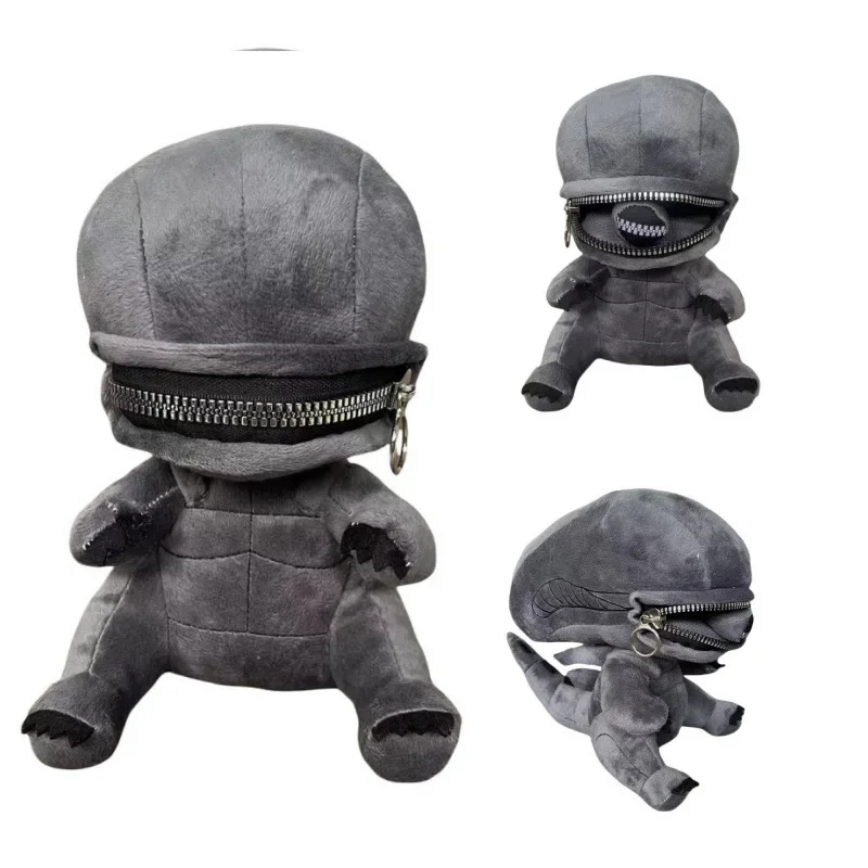 2024 Cute Alien Xenomorph Plush Toy Cartoon Plush Dolls Soft Stuffed Plush Toys For Boys Girls Fans Birthday Christmas Gift 23cm