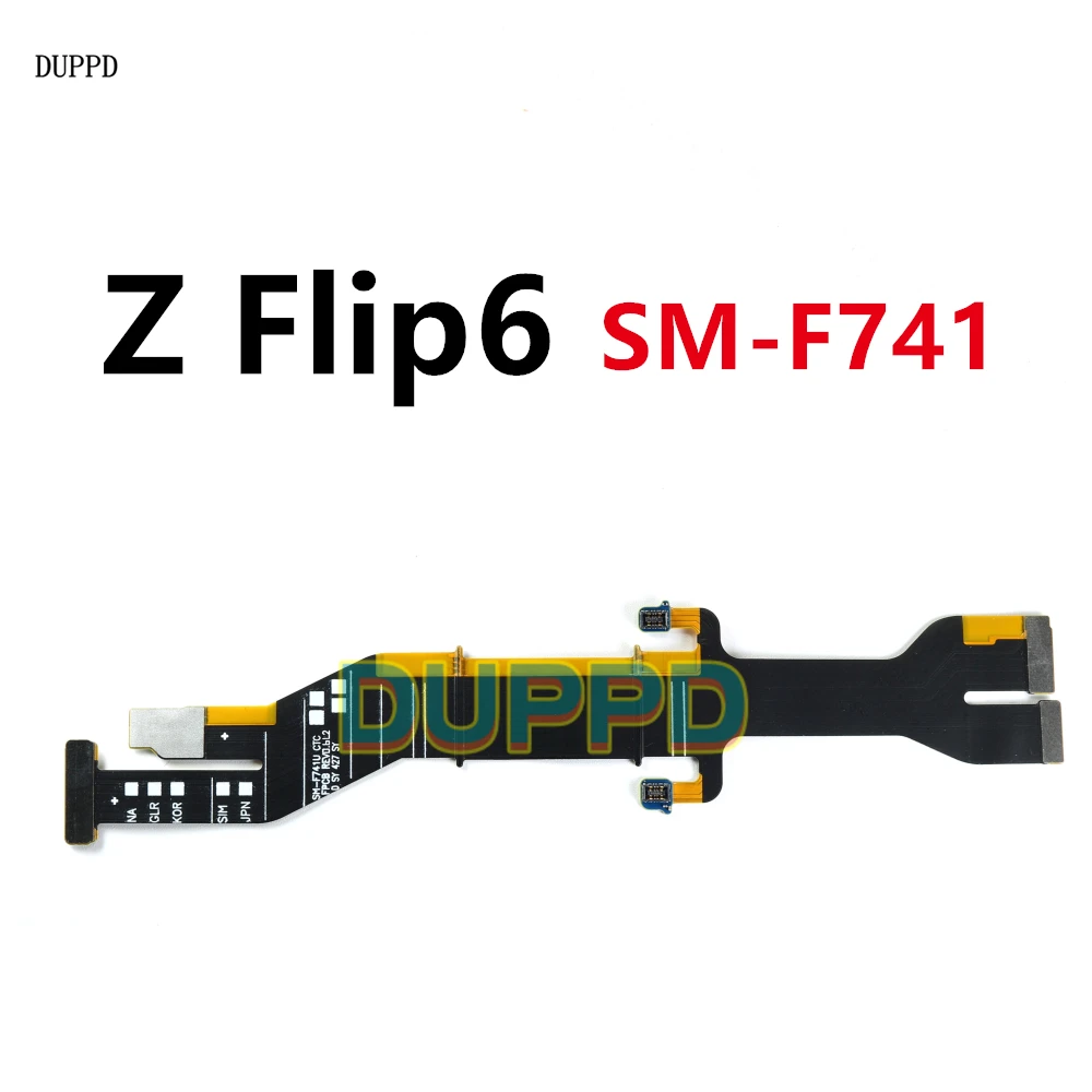 For Samsung Galaxy Z Flip6 SM-F741 F741B F741U F741N ZFlip6 MainBoard Connection LCD Screen Spin Axis USB Main Flex Cable Repla