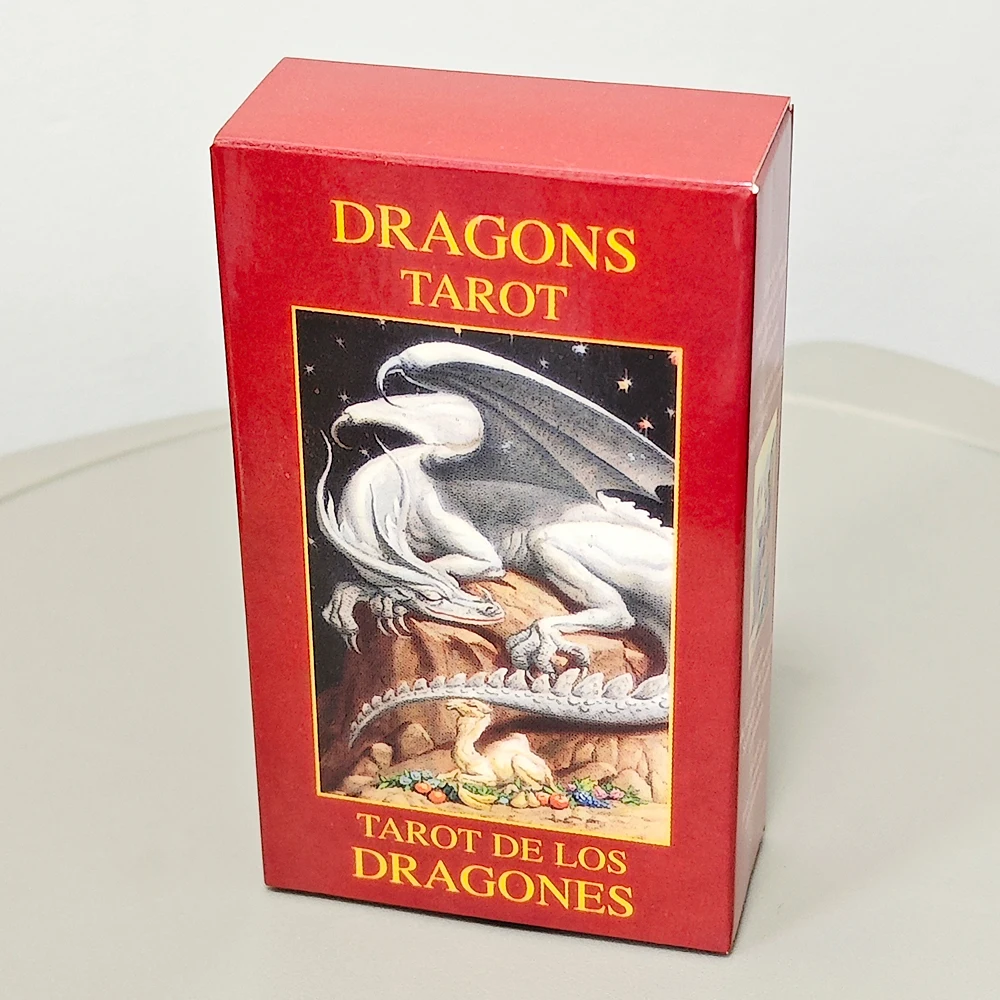 

Dragons Tarot 78 Pcs Vintage Tarot Cards Makes Good Use of Dragons In Their Various Guises - 10.3*6cm