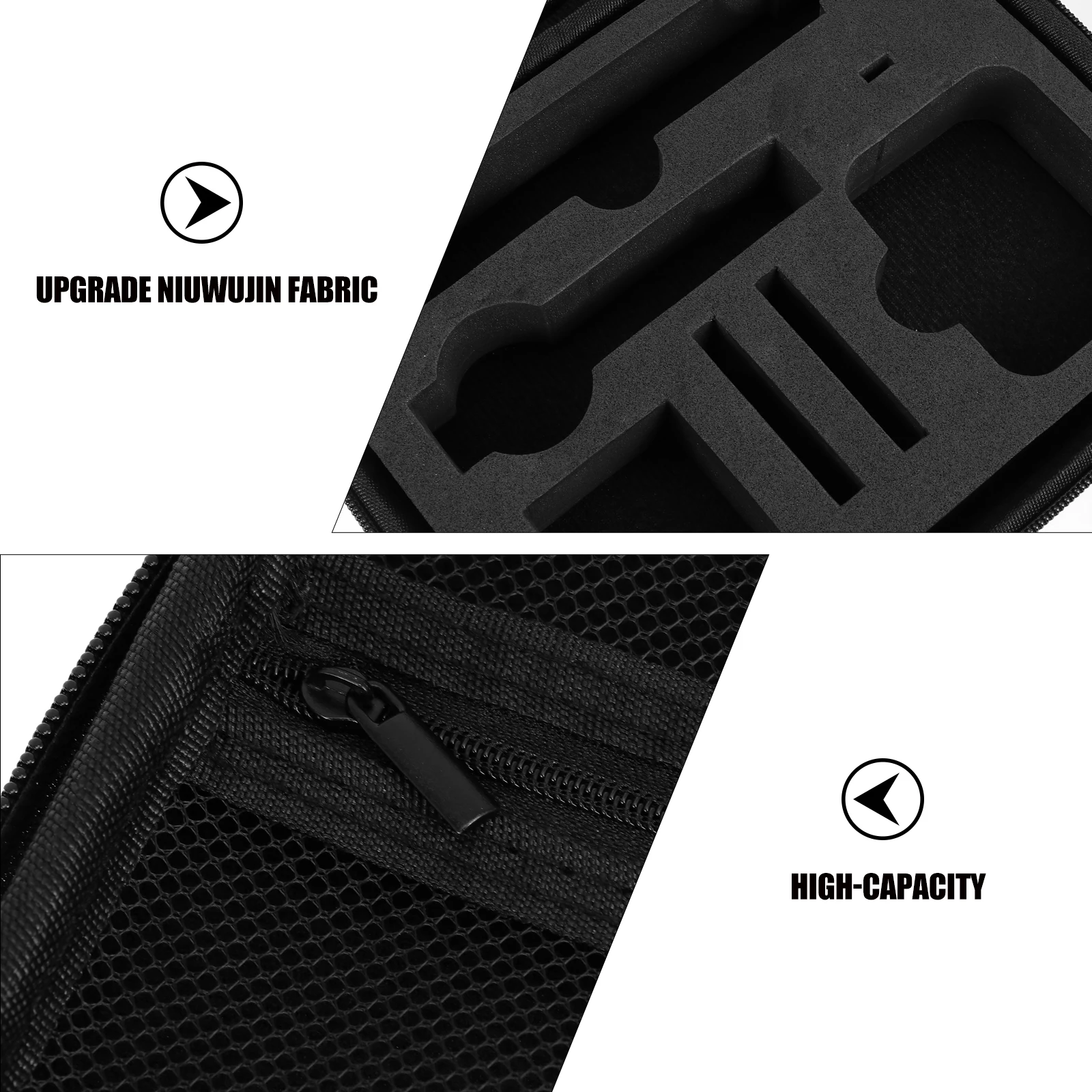 

Panoramic Camera Travel Handbag Durable Oxford Cloth Eva Case Non-Slip Handle Multiple Sizes Camera Protection