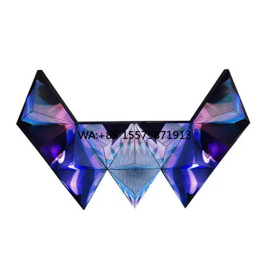 P5 Indoor Creative DJ Booth Special-Shaped Stage Background Wall Guangdong Video Walls SDK Full Color LED Display Screen