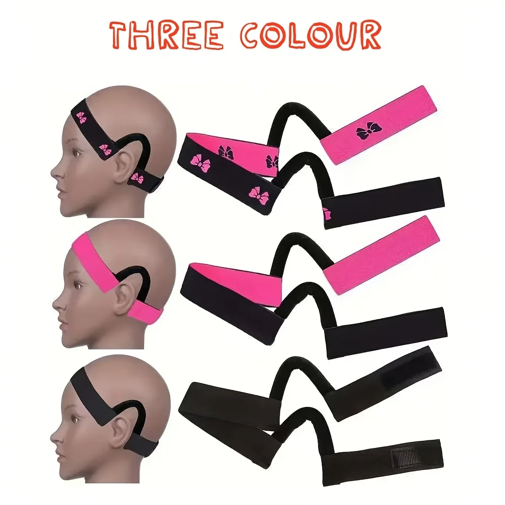 Double-Sided Velvet Painless Wig Headband With C-Shaped Design Comfortable Soft Painless Wig Headband With Ear Opening Tool