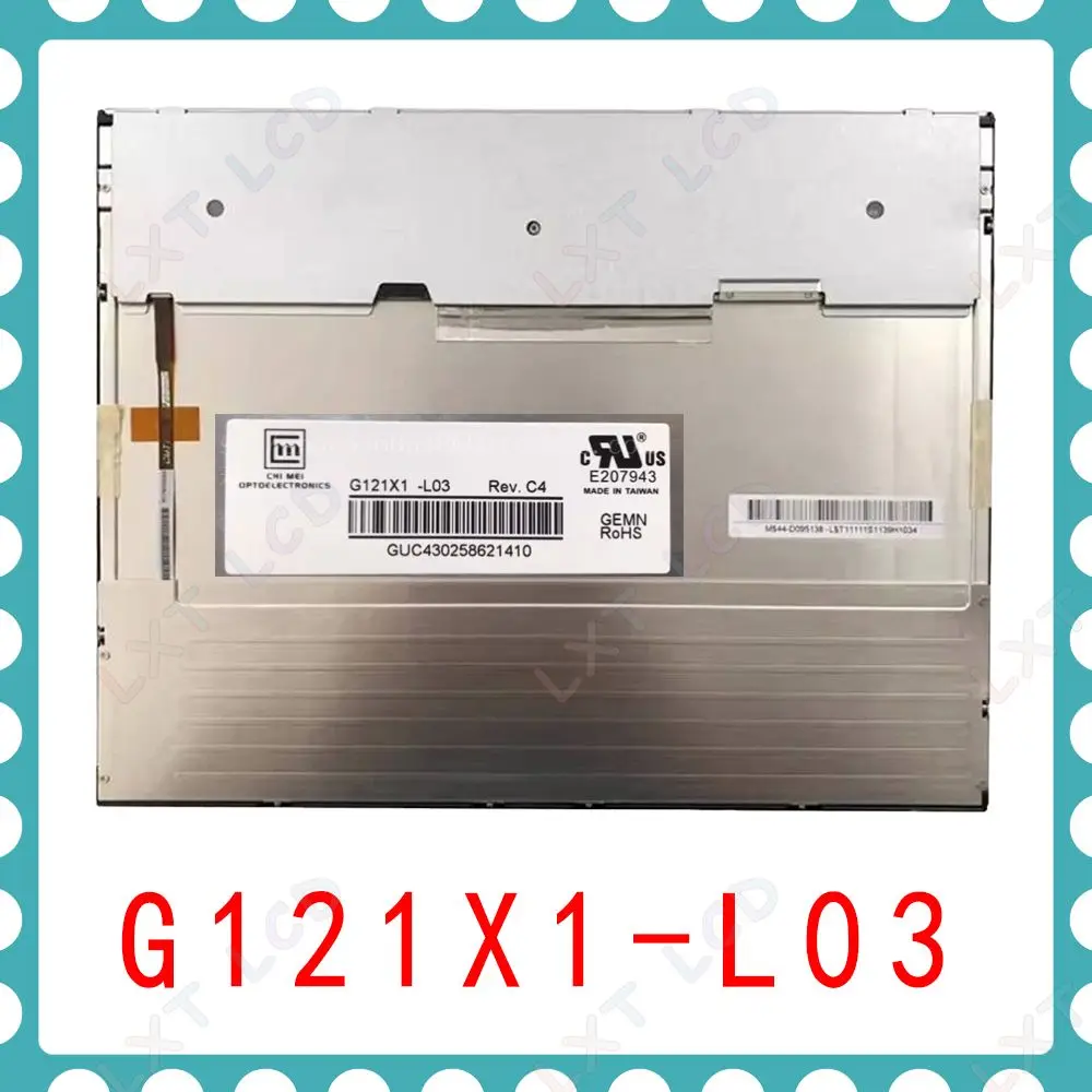 

Оригинальный новый G121X1-L03 Rev.C4 C5 12,1-дюймовый G121X1 L03 модули ЖК-дисплея 1024 × 768, 20 контактов