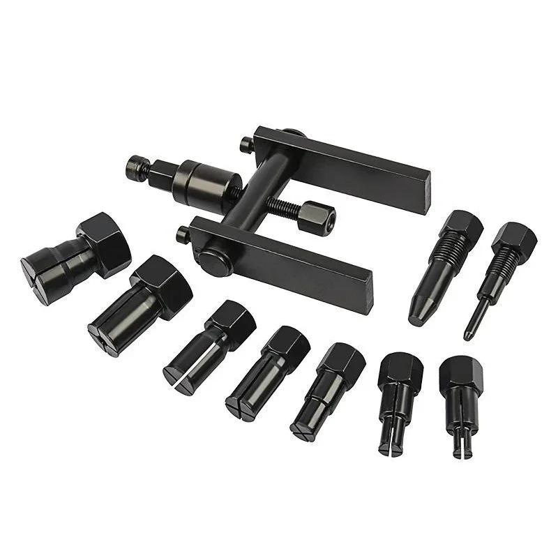 Extractor de cojinetes práctico para motocicleta, herramienta de extracción de cojinetes con caja, Kits de extracción de cojinetes internos, 10 piezas
