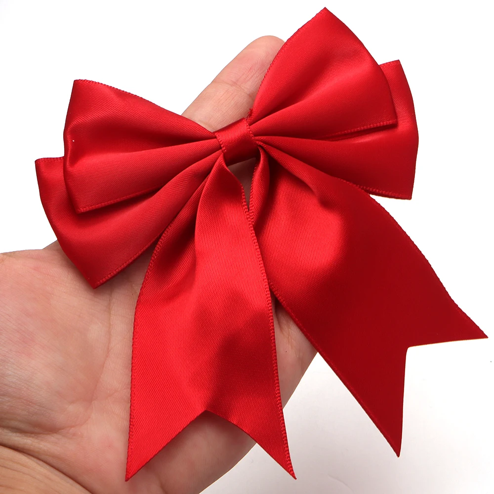 Bow Tie Pre Tied - 5pcs 4cm Mutilcolored Polyester Double Layer