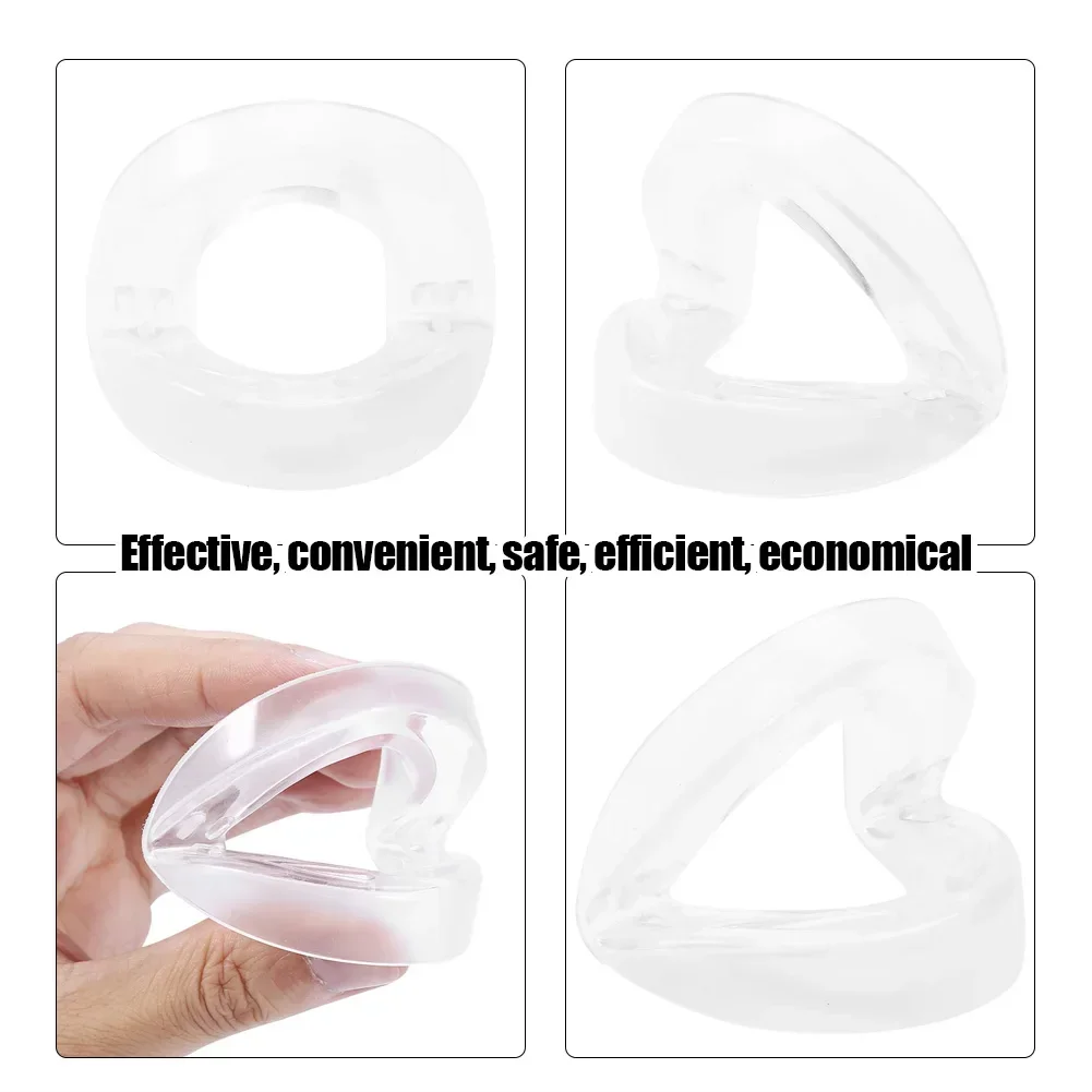 Foldable Stop Snoring Mouthpiece Sleep Apnea Guard Bruxism Apnea Anti Snore Pure Anti Grinding Double Layer Aid Snore Sleeping