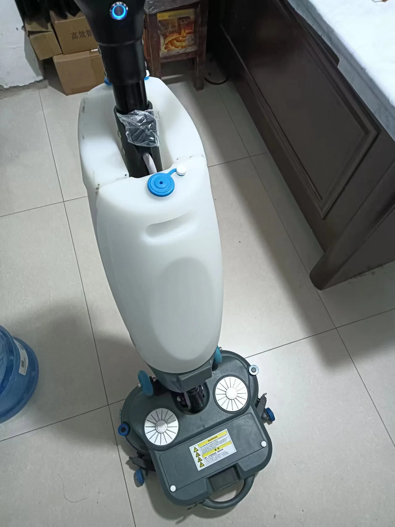 Energy-Saving 430 Dual-Brush Wireless Mini Floor Cleaning Machine Household Vacuums and Magical Floor Scrubber Cart Sweeper