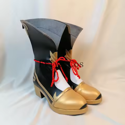 Game Genshin Impact Xiangling Cosplay Shoes Boots Halloween Carnival Cosplay Costume Accessories