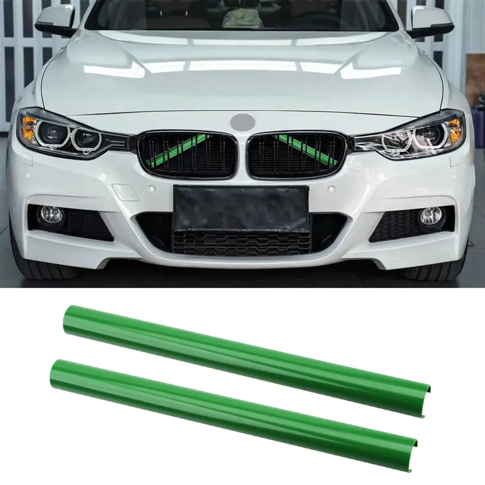 2pcs Car Front Grille Trim Strips V Brace M Sport Bar Decoration For BMW F20 F21 F22 F23 F30 F31 F32 F33 F34 F35 F36 F40 F45 F46 image 3