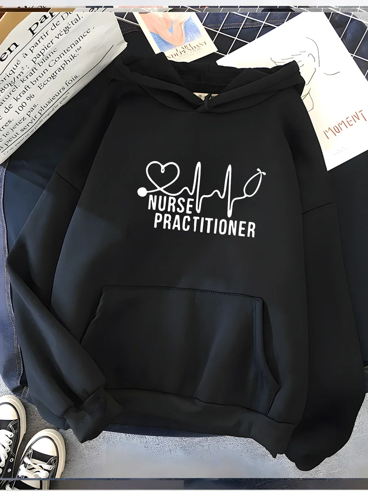 

Kawaii Cartoon Graphic Women‘s Casual Hoodies Harajuku Autumn Winter Streetwear Round Neck Pullovers Sweatshirts Tops Unisex