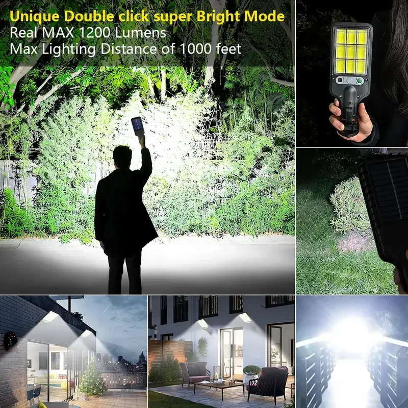 1/2/4 قطعة الشمسية مصباح ليد مصباح للطاقة الشمسية في الهواء الطلق مع محس حركة 3 طرق مقاوم للماء IP65 الشمسية مصباح حديقة شارع ساحة فانوس #2