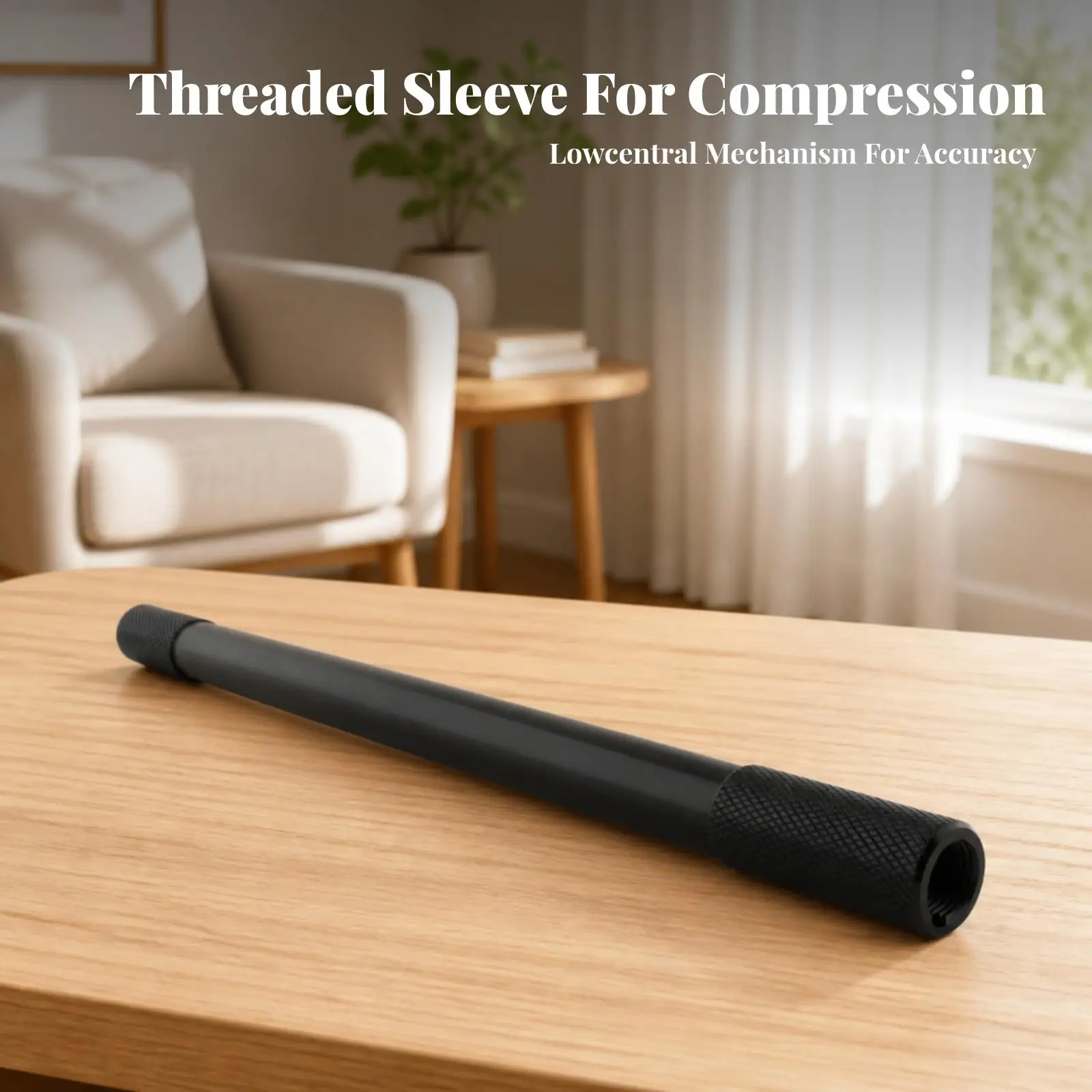 Strong Poppet Spring Compressor | Knurled Textured Grip Ends, Aluminum Alloy,