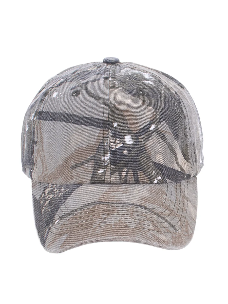 

Camo Caps for Men Hunting Baseball Cap Cotton Leaves Jungle Outdoor Unstructured Hat