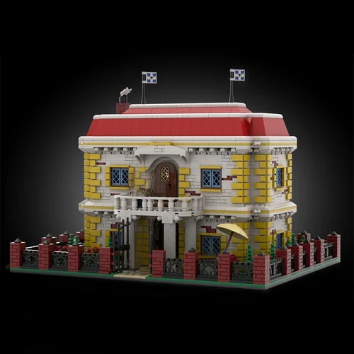 4078 pièces manoir du gouverneur modulaire MOC créatif vue sur la rue modèle de construction bloc Architecture bricolage assemblage modèle jouet présent