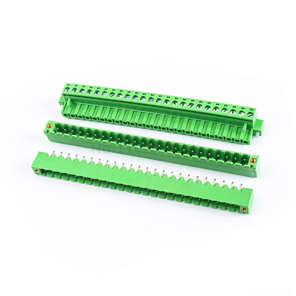 (1 Set) 2EDGKM 2EDGVM 2EDGRM - 5.08mm solder-type terminal blocks with lugs screw-type connection 2~24P KF 15EDGKM/RM/VM 5.08