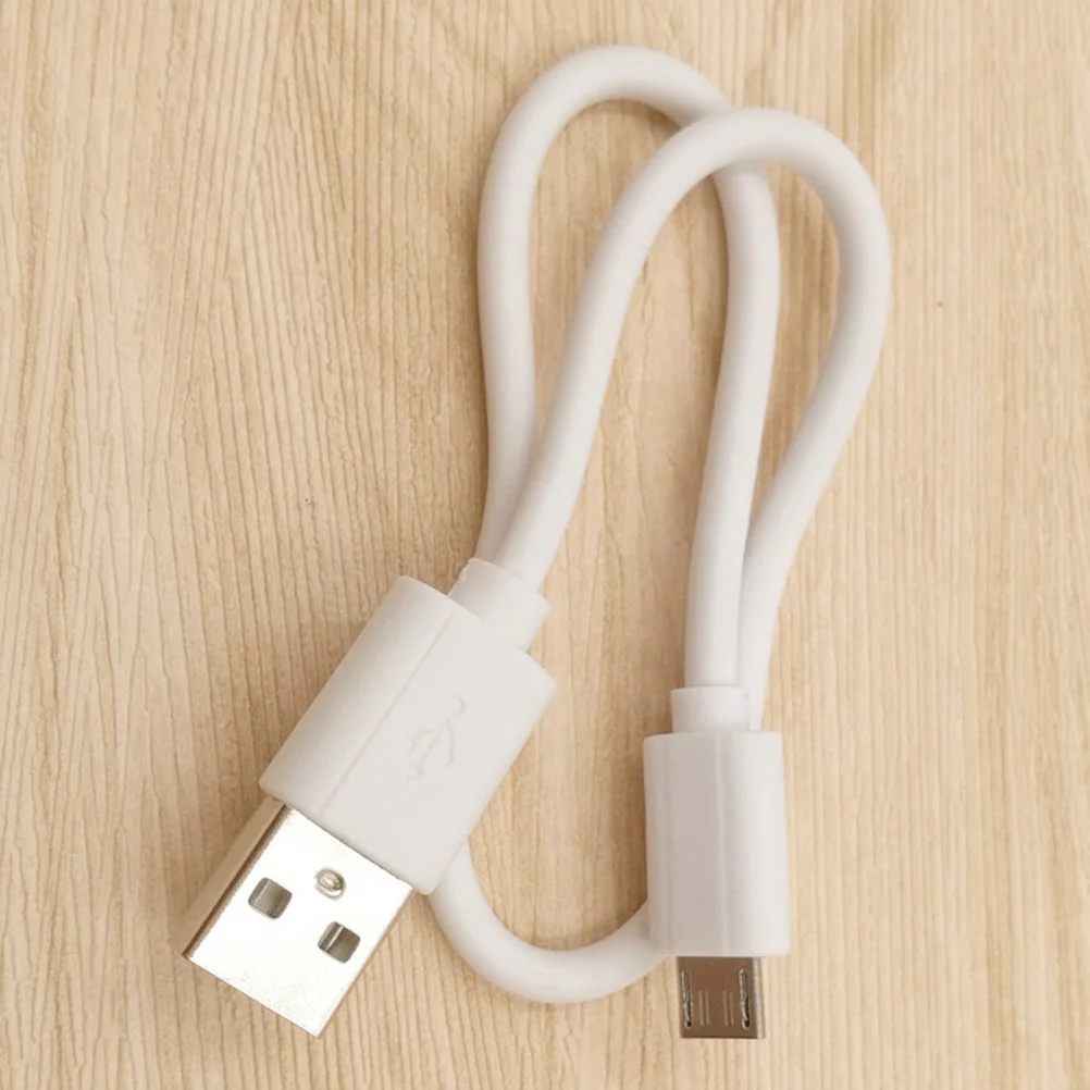 Duurzame 75x1cm micro-USB 20-kabel witte hoge snelheid oplaadsnoer voor apparaat thuiskantoor reizen micro-USB-kabel