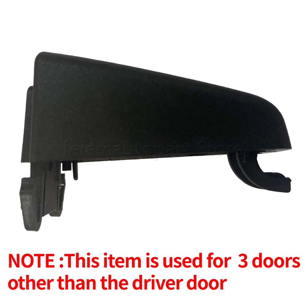 

CXJ500060 CXJ500050 For Land Rover Freelander 2 Discovery 4 Discovery 3 LR2 LR3 Front Left Black Grey Door Handle Cap Cover