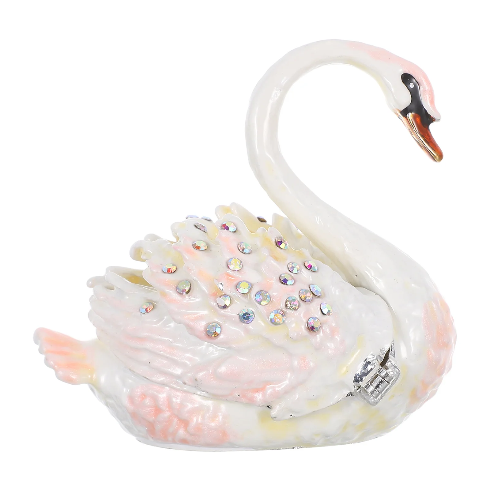 

1pcs Box Vintage Metal Trinket Storage Organizer Ring Holder Desktop Decor Small Jewelry Vintage Jewelry