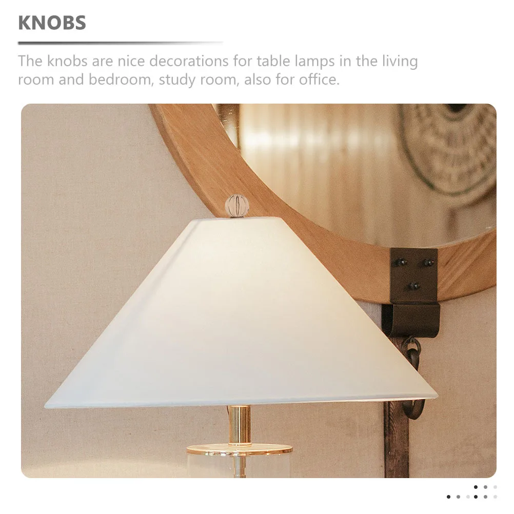 2 قطعة أجزاء نهائية من مصباح النحاس الزجاجي الصلب سهلة التركيب للمصابيح الأنيقة ديكور المنزل مشاريع ذاتية الصنع مصباح نهائي #2