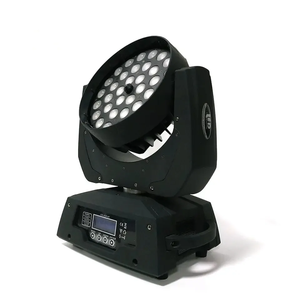 Pro Audio DJ Light 36pcs Wash Moving 36*12W RGBW Zoom LED Beam Moving Head Light PLS-LM3610Z