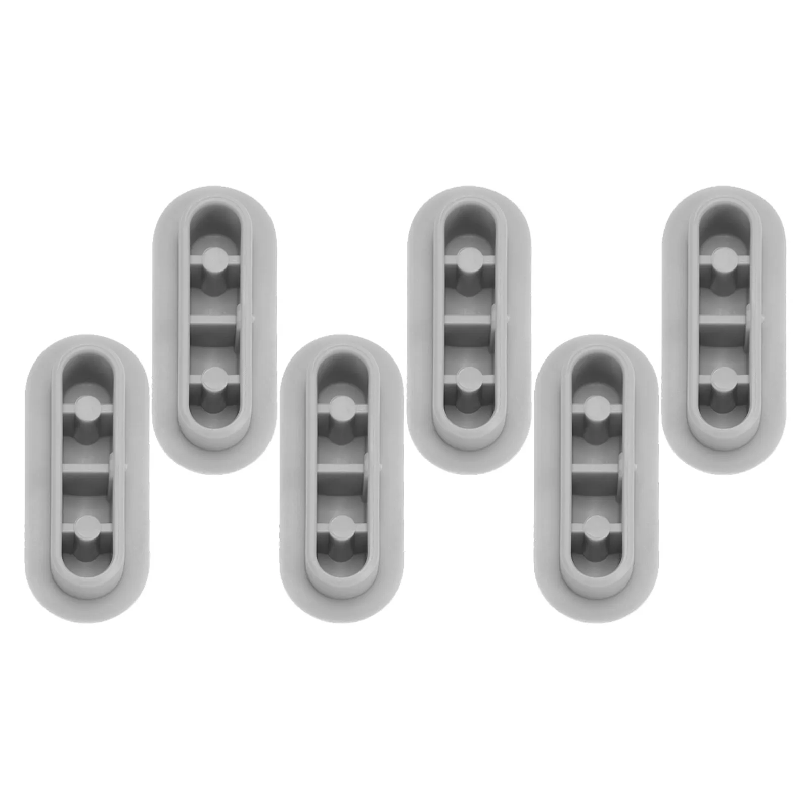 6Pcs Toilet Seat Cushioning Pads Bumpers Gasket Anti-Slip Mat for Universal Fit Stable Seat Protection Bidet Compatibility