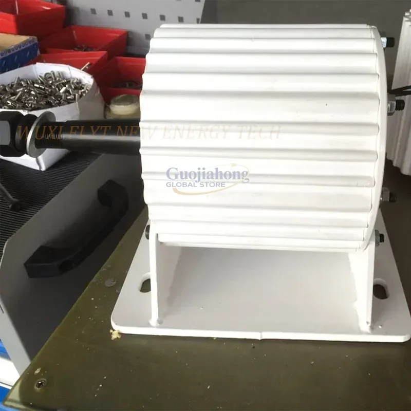 

2026 Hot 20Kw rare earth permanent magnet motor low speed three-phase AC 20000w 24v 48v 96v motor with base