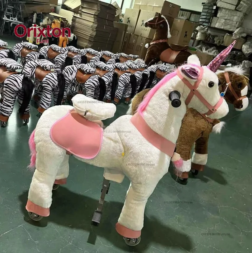 Adorable new unicorn and animal walking toys are perfect for children's mechanical play equipment