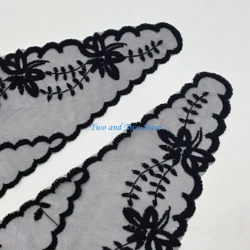 

HX6F Soft Stretchable Waist Cincher With Delicate Lace Stylish Feminine Waist Tie