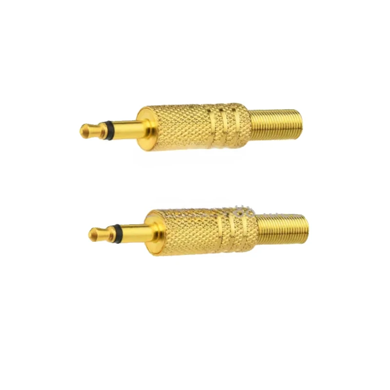 

5PCS/Lot 3.5mm Gold Plated Headphone RCA Plug Audio Connector Adapter For 3.5 mm Mono Plug Channel Jack High Quality