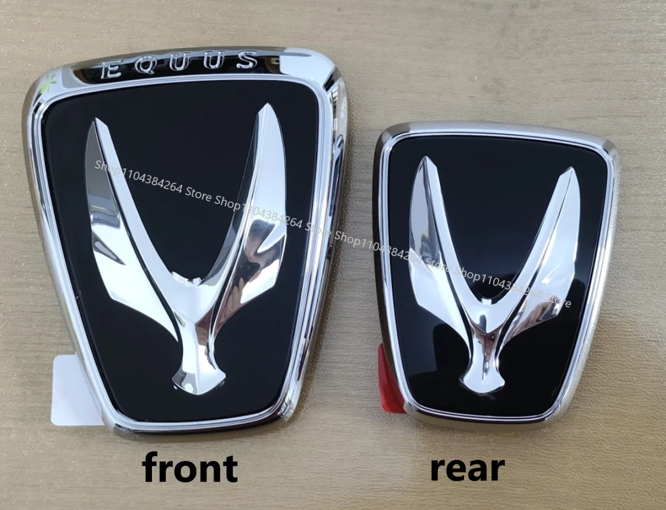 

Suitable For Hyundai Equus front cover emblem badge and rear trunk emblem sticker Accessories