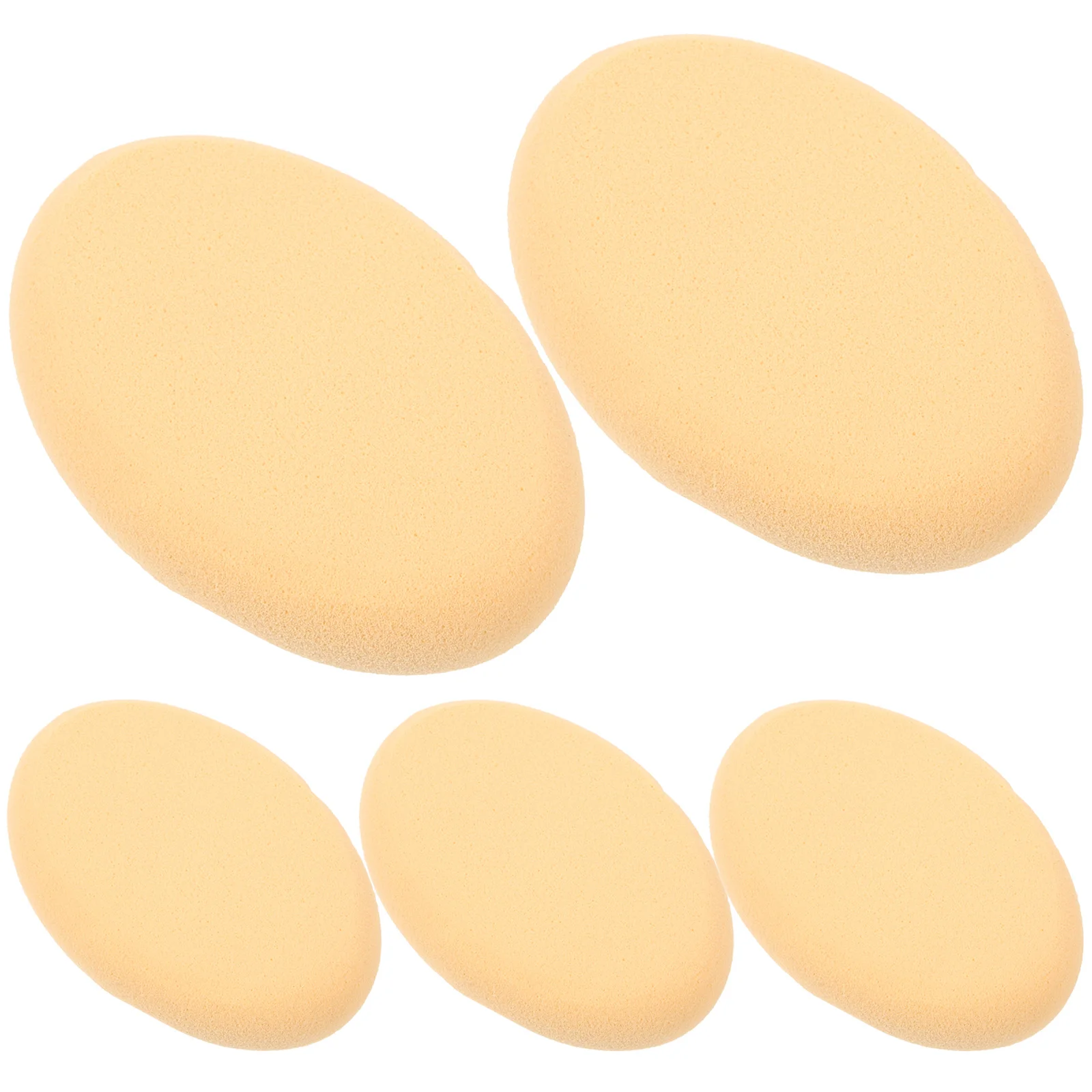 5 piezas de polvo de maquillaje cremoso para aplicación de base y colorete en polvo suelto, acabado suave y natural