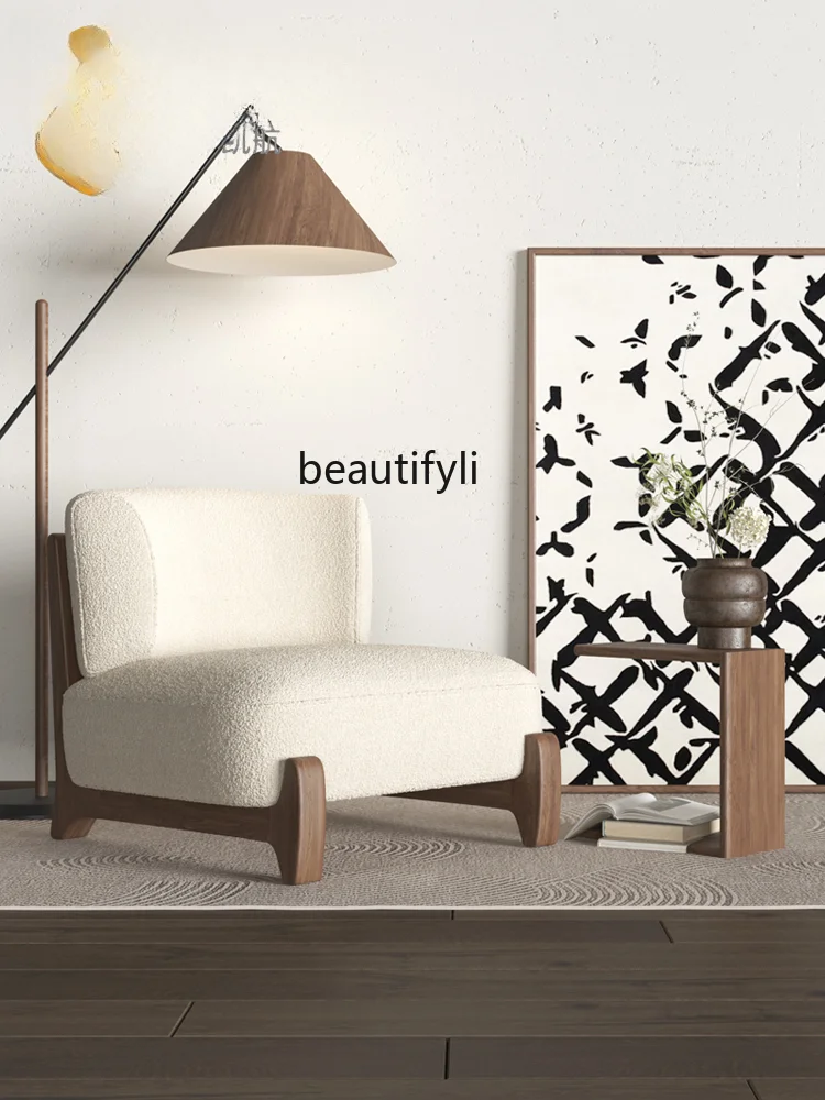 디자인 나무 싱글 소파 의자 이미지