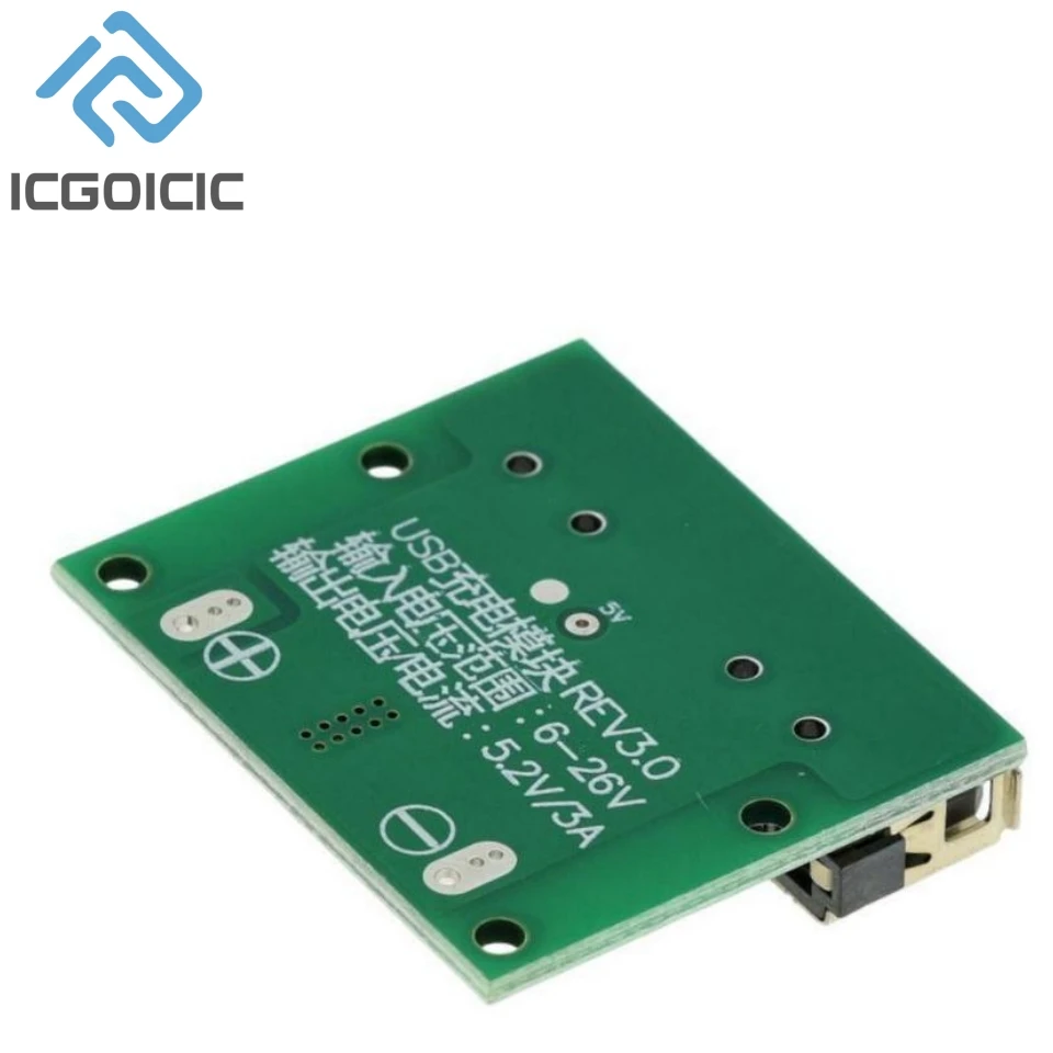 9V 12V 24V To 5V DC-DC Step Down Charger Power Module 2 Double Dual USB Output Buck Voltage 3A Car Charge Charging Regulator