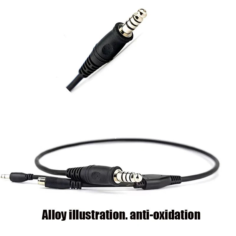 EARMOR M31 Tactical Headset Adapter Headset Microphone Kit, Suitable for EARMOR M31 and M31H, Mark3, Noise Cancelling Headphones