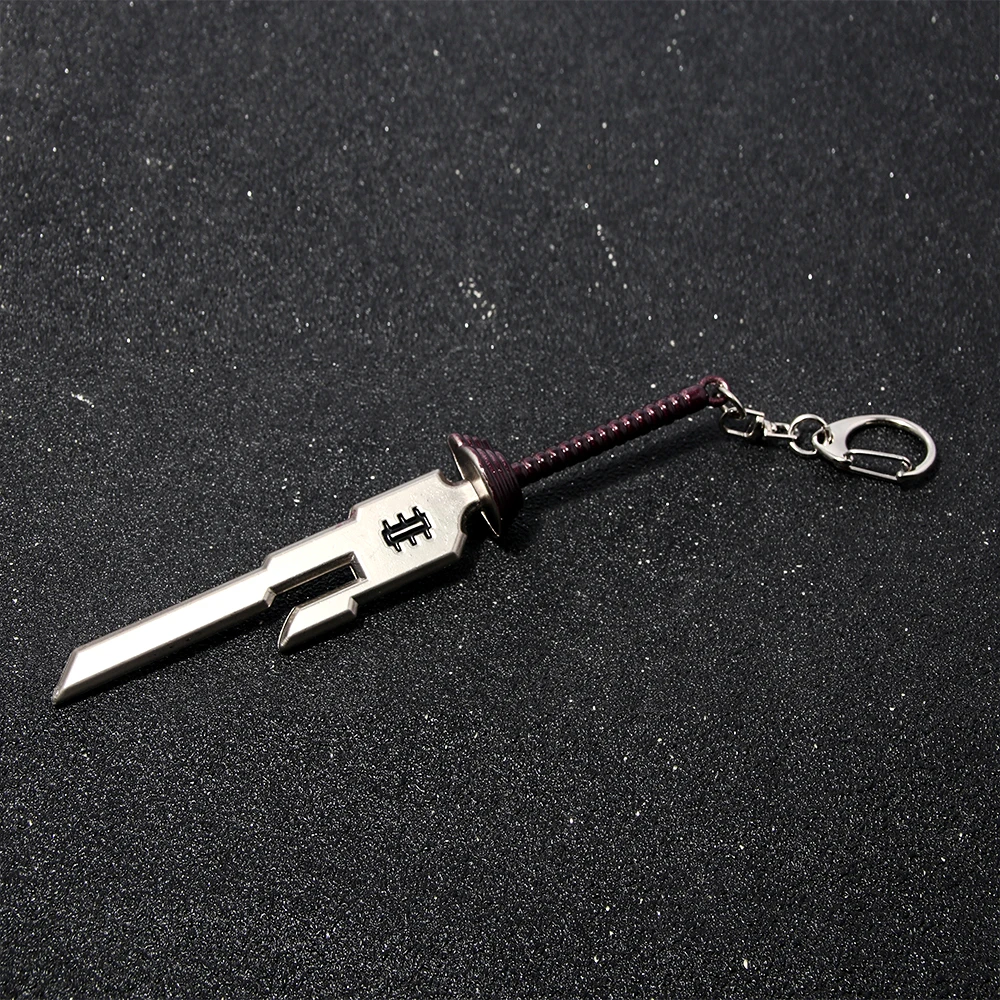 Anime Jujutsu Kaisen Keychain Nanami Kento Fushiguro Toji Weapon Model Pendant Cosplay Props Keyring for Men Woman Jewelry Gift