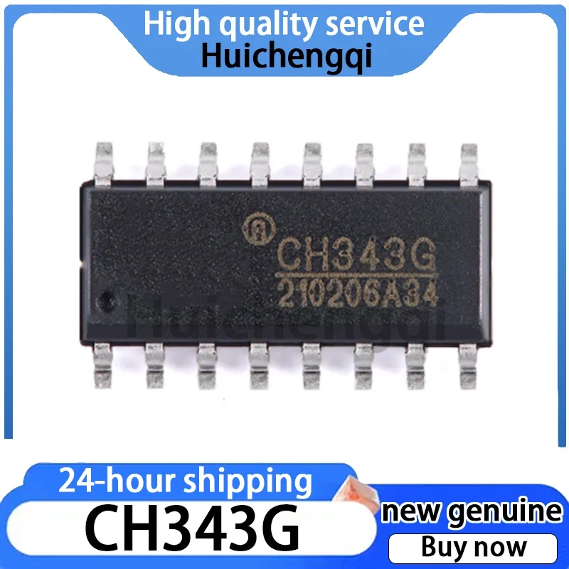 5PCS CH343G SOP-16 USB To High-speed Serial Port Chip