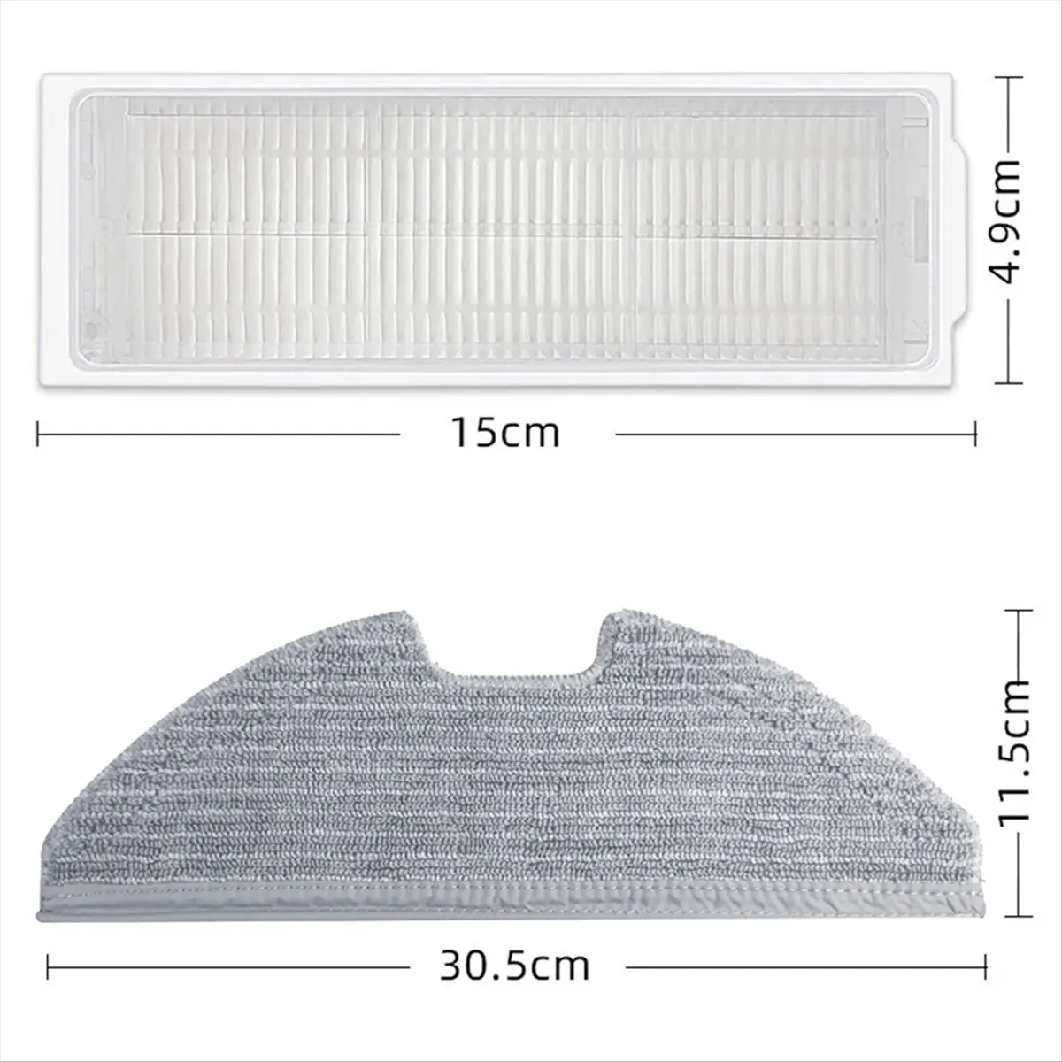 

For Mi Robot Vacuum-Mop 2 Pro/Lite MJST1SHW MJSTL Hepa Filter Mop Cloth Main Side Brush Vacuum Accessories [LUCK 9]