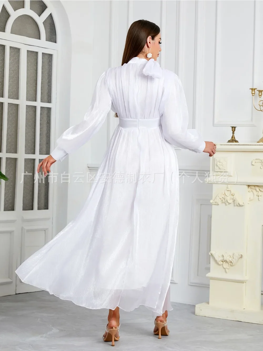 Abito per le donne Abiti da festa Abaya Ramadan Eid Fasciatura musulmana Arabo Abito lungo Marocco Dubai Caftano Islam Abiti Jalabiya 2026