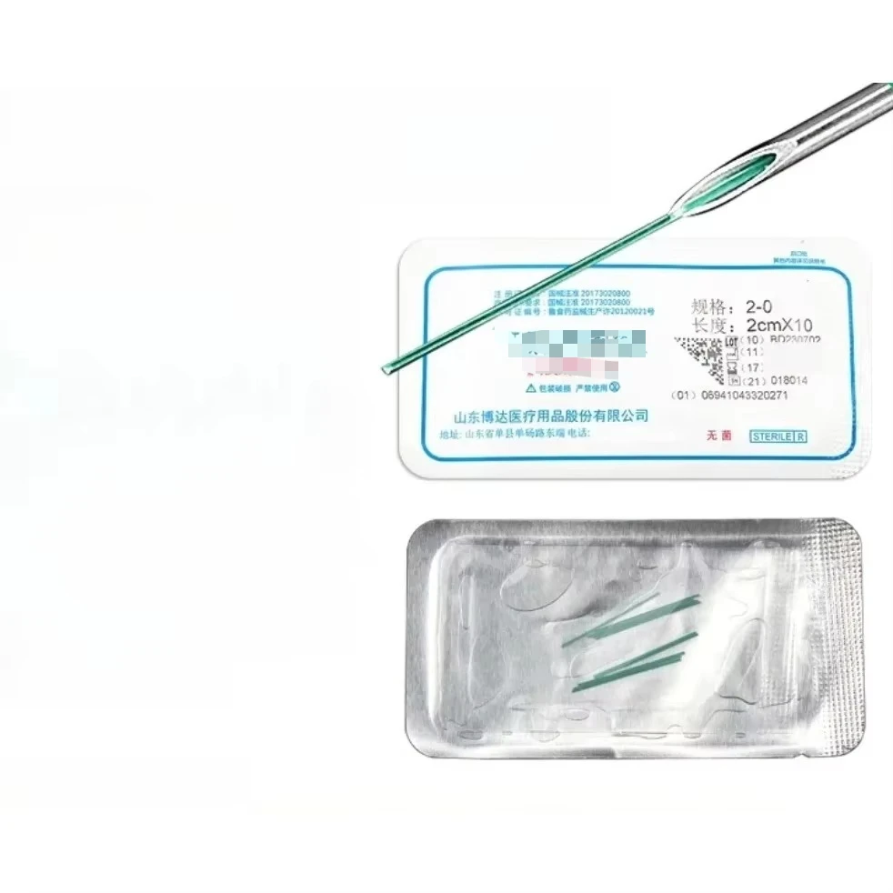 20pcs Disposable sterile beauty acupuncture needle,20bag weight loss acupoint collagen bury thread 0/2-0/3-0/4-0 Collagen catgut