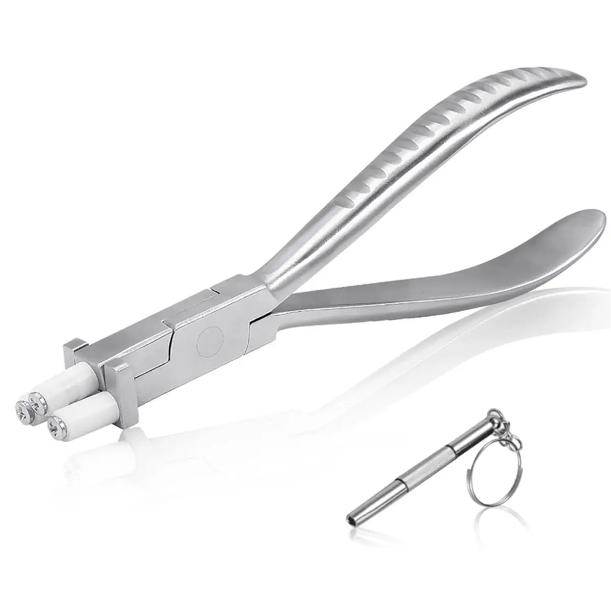 A20I Optical Trident Pliers - 6-Inch Eyeglasses Adjusting Frame Bending Bridge Temple Pliers with Eyeglass Repair Screwdriver