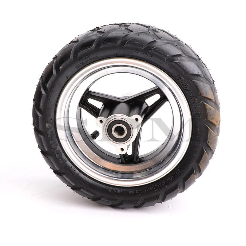 High quality 10 inch Electric Scooter Wheel 80/60-5 Tubeless tire with alloy hub for E-Scooter Motor Go karts ATV Quad parts