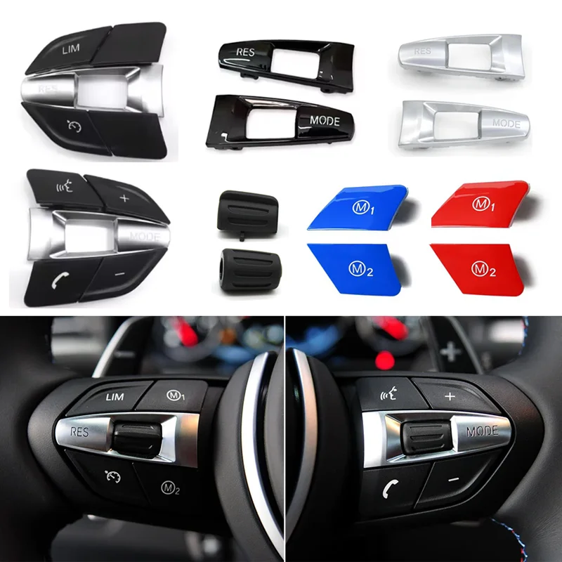 

Car Steering Wheel RES MODE Button Cover For BMW F10 F11 F30 F31 F34 F01 F02 F07 F06 F12 F25 F26 F15 F16 M2 M3 M4 M5 X5M X6M