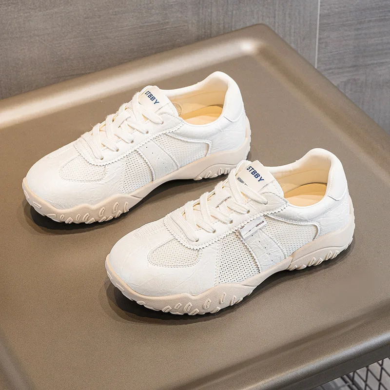 

Spring 2025 Women's Anti-Slip Sporty Casual Breathable Running Shoes Comfortable Versatile Dequn Little White Shoes Fashionable