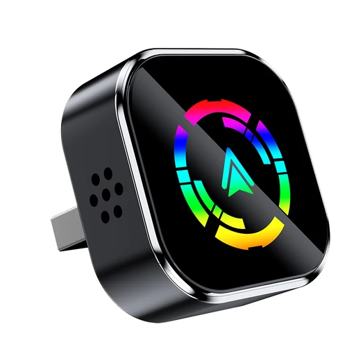 Imagen 2 del producto Adaptador inalámbrico CarPlay Android Auto 2 en 1, Plug And Play Ai Box, adaptador inalámbrico Android Auto Carplay con función de Control de voz