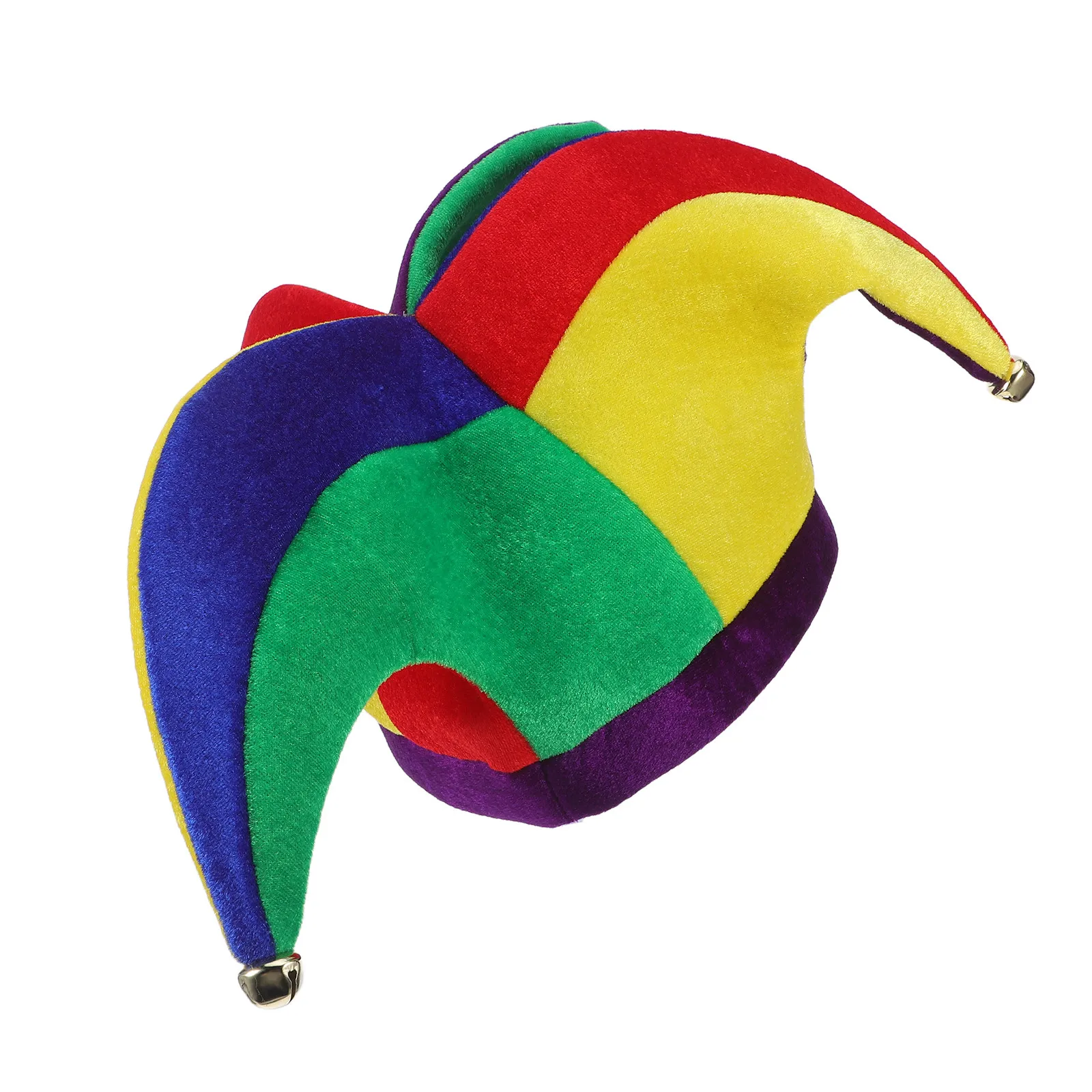 Chapéu de Palhaço de Carnaval com Design Divertido de Circo, Cores Vibrantes, Material Confortável e Respirável para Homens, Mulheres e Crianças em Festas de Carnaval